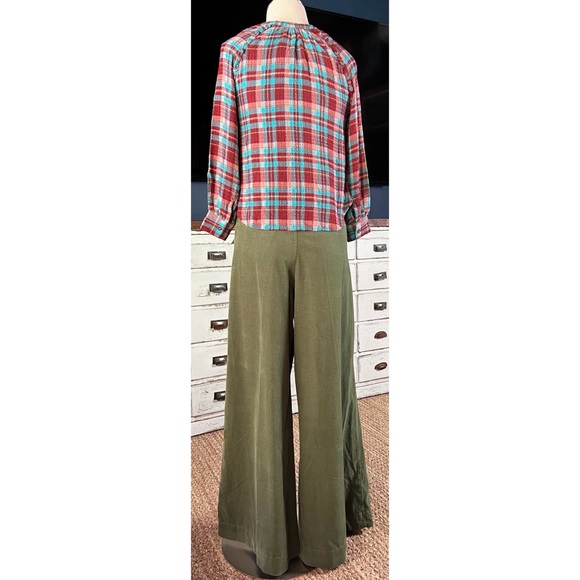 Anthropologie Pilcro Plaid Buttondown Shirt XXSP - Picture 4 of 12